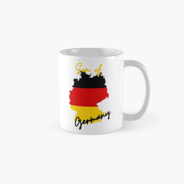 Son of Germany Map Flag Classic Mug