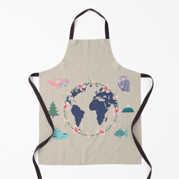 Item preview, Planet Earth, Our Planet, We love the Earth, Round world, Animal world, Animals, Nature, Natural, Naturism, Monkey, Globe, Round Planet designed and sold by DianaN22.