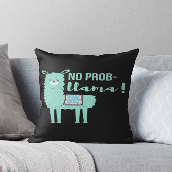 Aperçu de l'œuvre Vert Pas de prob-lama ! créée et vendue par Unique7design.