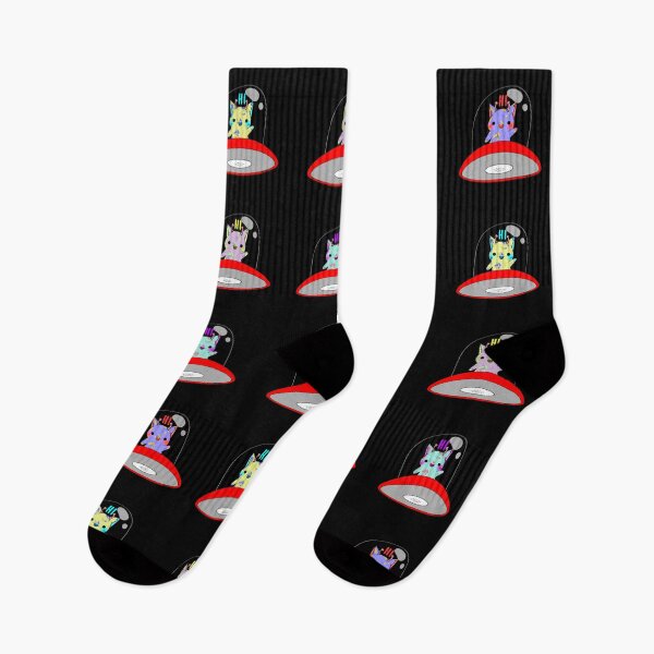 Item preview, Adorable Space Alien Cats Pattern designed and sold by Serotonin4u.