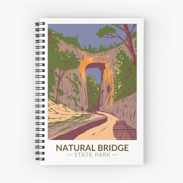 Item preview, Natural Bridge State Park Virginia Vintage designed and sold by KrisSidDesigns.