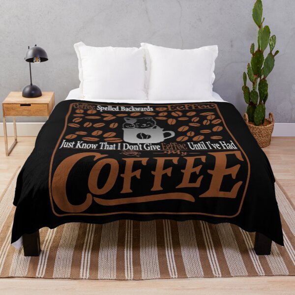 Aperçu de l'œuvre Funny Coffee épelé à l'envers IS Eeffoc Sachez simplement que je ne donne pas d'Eeffoc avant d'avoir pris mon café créée et vendue par family37.