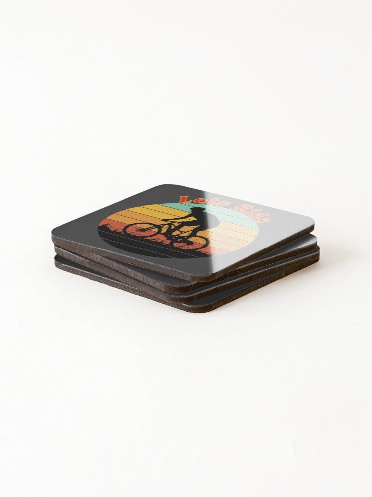 Thumbnail 4 of 5, Coasters (Set of 4), Lets Ride designed and sold by Edpod.