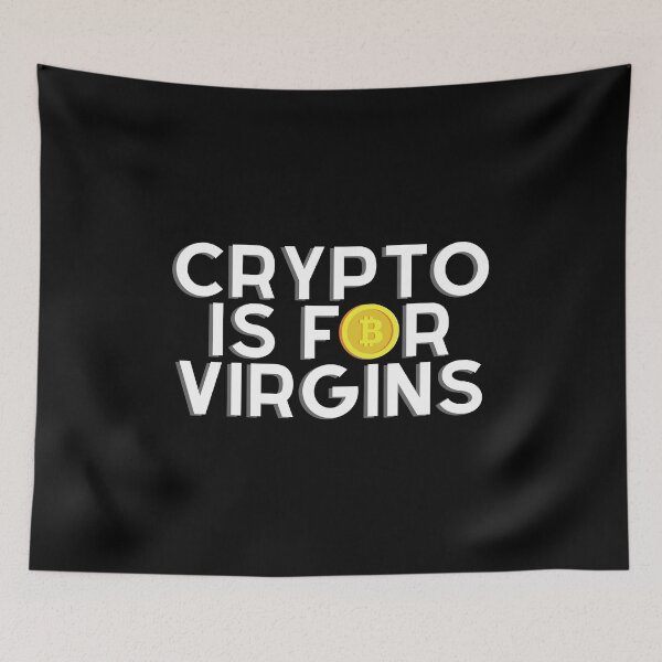 Item preview, Crypto is For Virgins designed and sold by VAHPROD.