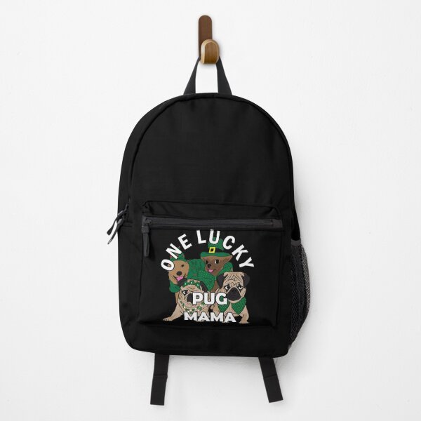 Item preview, One lucky mama, pug lover st Patrick's day funny saying/quote puppy design designed and sold by SamRVstore.