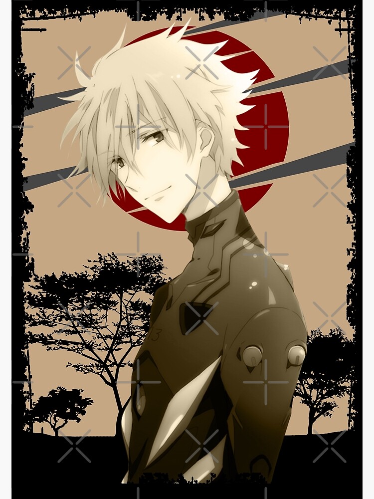 Neon Genesis Evangelion, anime boys, short hair, 2D, Nagisa Kaworu