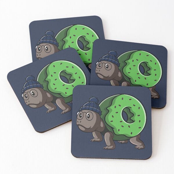 Item preview, Tortoise donut with glasses designed and sold by Donutlovers.
