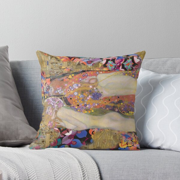 Item preview, Gustav Klimt's Water Serpents + art deco tribute designed and sold by elenabdesigns.