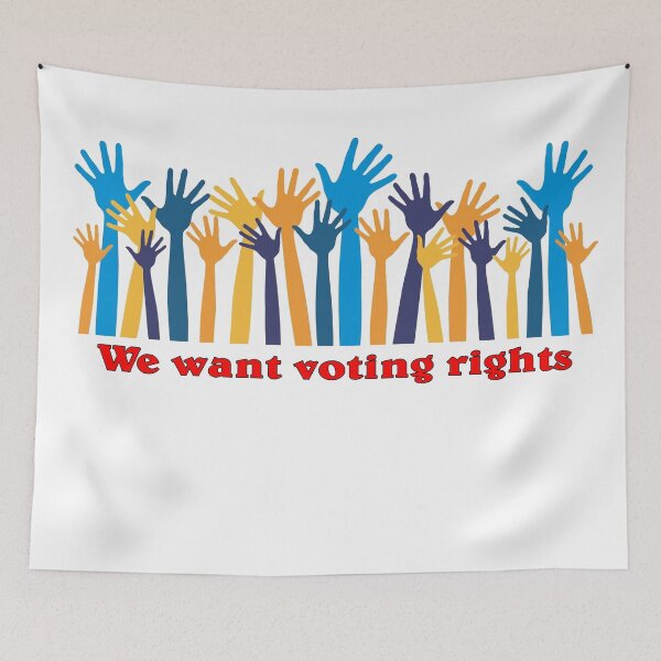 Item preview, we want voting rights Essential T-Shirt designed and sold by CeylonBatik.