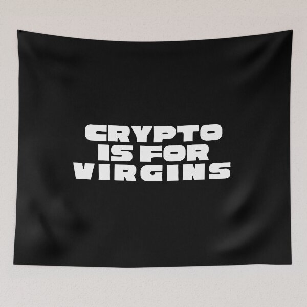 Item preview, Crypto is For Virgins designed and sold by VAHPROD.