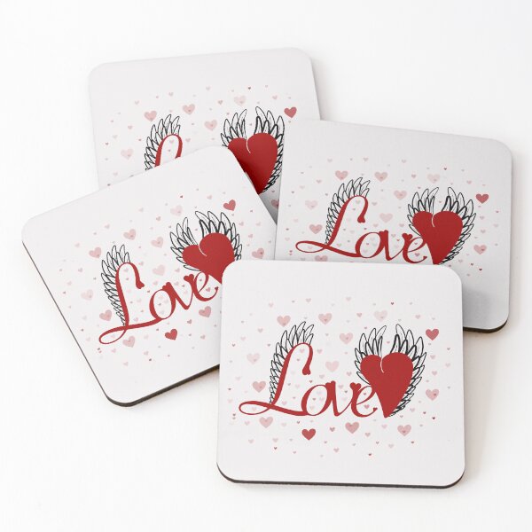 Item preview, Angel Wings With Love Heart designed and sold by S Cube Design.