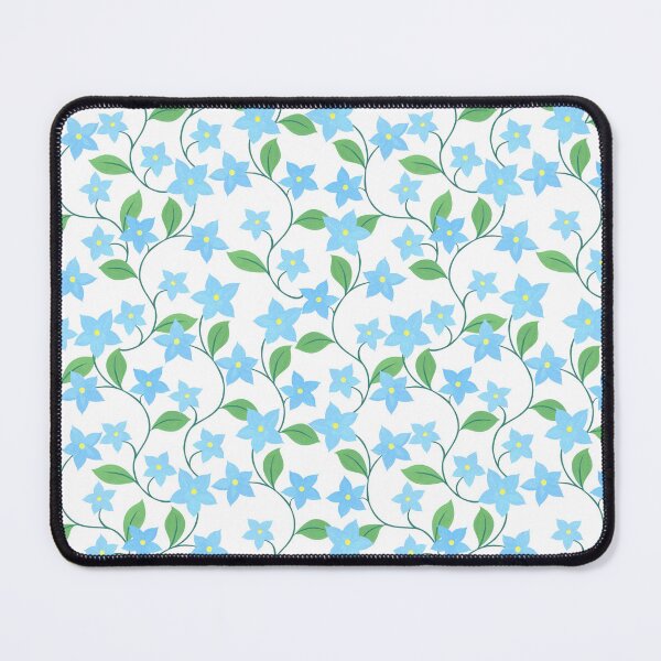 Item preview, Small blue intertwining flowers designed and sold by RinaGrinchik.