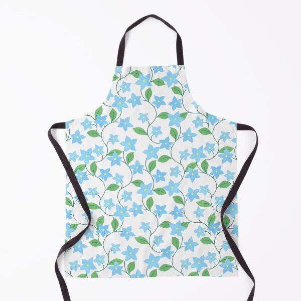 Item preview, Small blue intertwining flowers designed and sold by RinaGrinchik.