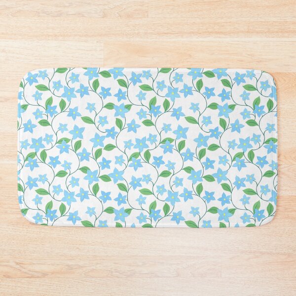 Item preview, Small blue intertwining flowers designed and sold by RinaGrinchik.