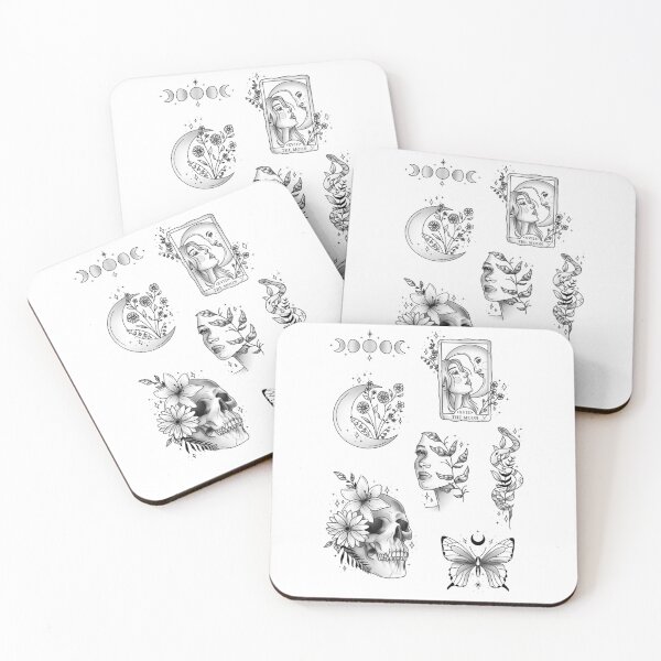 Item preview, Pretty Tattoo Flash Sheet designed and sold by Niki Payne.