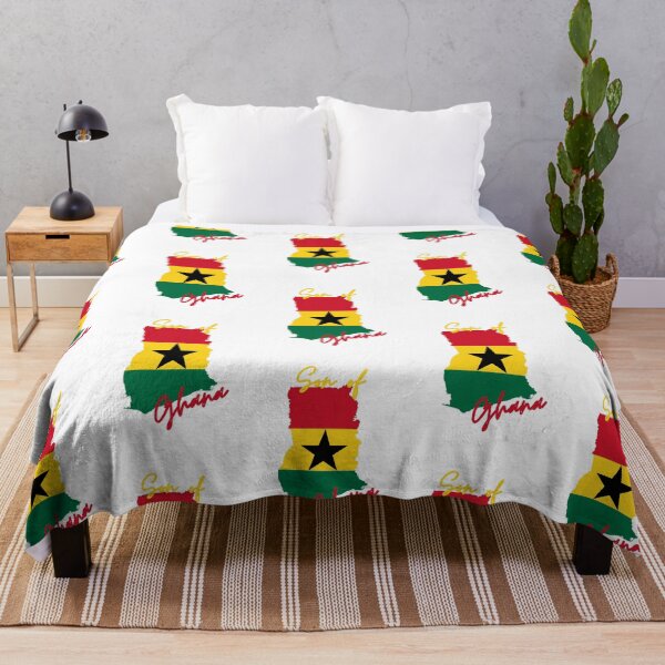 Item preview, Son of Ghana Map Flag designed and sold by NovawayDirect.