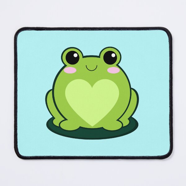 Item preview, Kawaii Frog on Lily Pad, Man I love Frogs, Frogcore designed and sold by Midsummer1942.