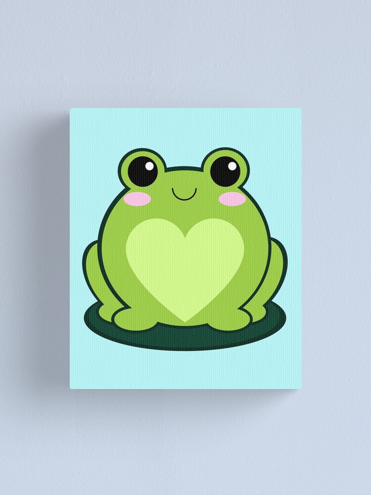 Cute Kawaii Frog Poster for Sale by kevsdesigns