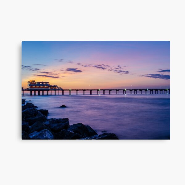 Item preview, Galveston fishing pier at sunrise designed and sold by psankey.