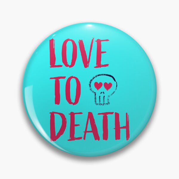Item preview, Skulls with hearts - love to death designed and sold by Dotsby.