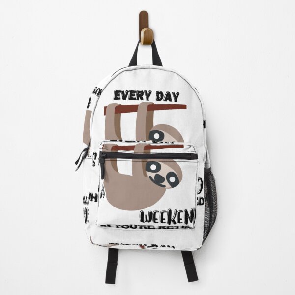 Item preview, Everyday is a weekend when you are retired lazy sloth and summer vibes designed and sold by TatianaLG.