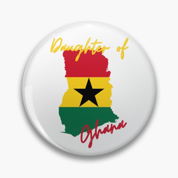 Item preview, Daughter of Ghana Map Flag designed and sold by NovawayDirect.