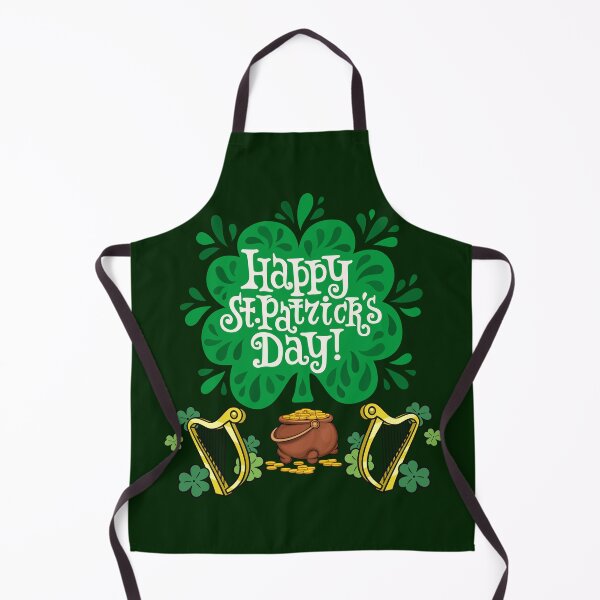 Item preview, Clover, Happy St Patricks day, Pot with Gold Coins, Celtic Harps designed and sold by ramazis.
