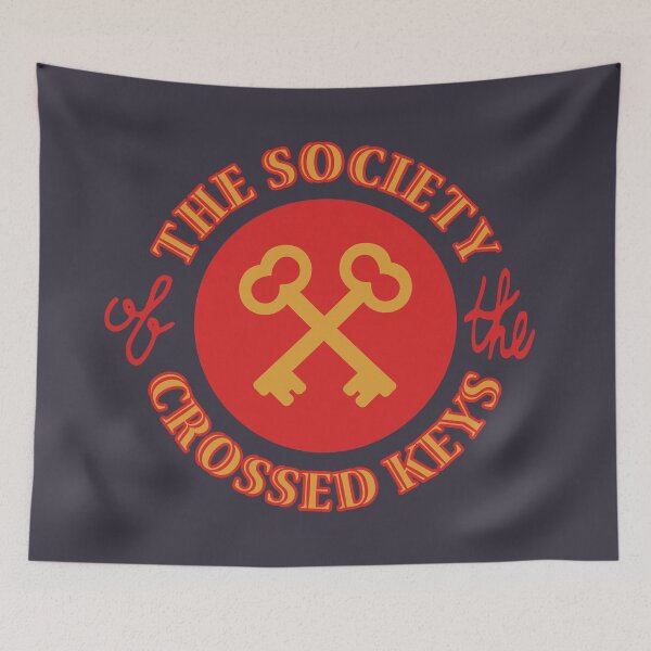 Item preview, The Society of the Crossed Keys (Orange and Red) designed and sold by Mercatus.
