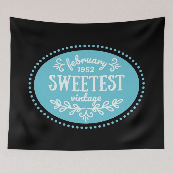 Item preview, February 1952 70th Birthday  Sweetest Vintage1952 designed and sold by Dubbra.