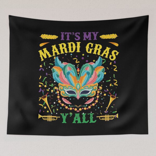 Item preview, Its Mardi Gras Yall New Orleans Louisiana Carnival designed and sold by Tatus Brinal.