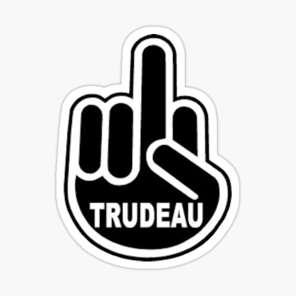 baise drôle trudeau Sticker