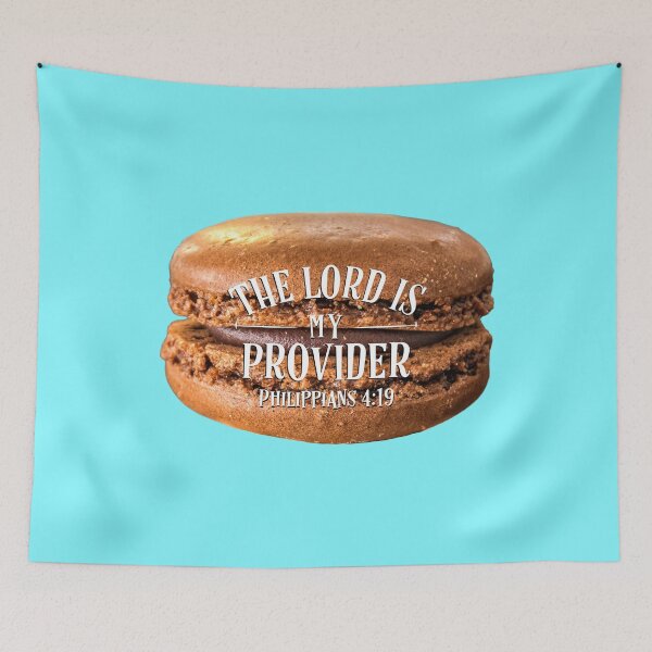 Item preview, The Lord Is My Provider Philippians 4 Verse 19 Macaroons - Jehovah Jireh Provides , New Testament, Funny designed and sold by MJDezigns.