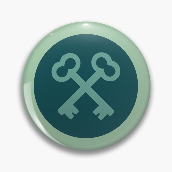 Item preview, The Society of the Crossed Keys (Blue) designed and sold by Mercatus.