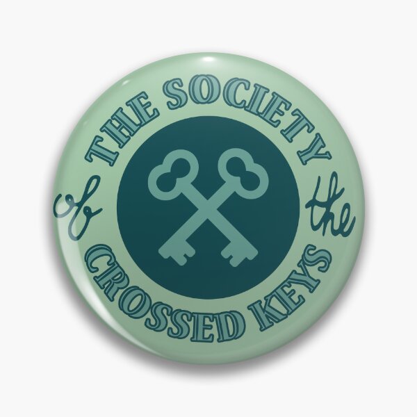 Item preview, The Society of the Crossed Keys (Teal) designed and sold by Mercatus.