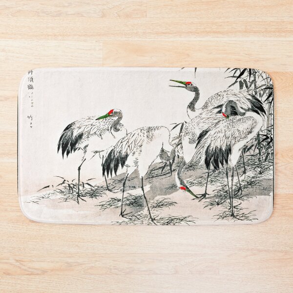 Item preview, Japanese Crane and Bamboo illustration designed and sold by RyanCaudell.