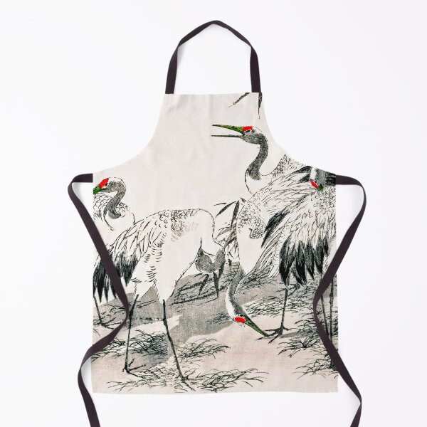 Item preview, Japanese Crane and Bamboo illustration designed and sold by RyanCaudell.