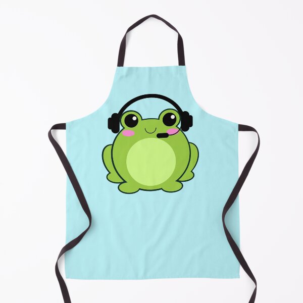 Item preview, Green Gamer Frog, Kawaii Frog, Green Frog designed and sold by Midsummer1942.