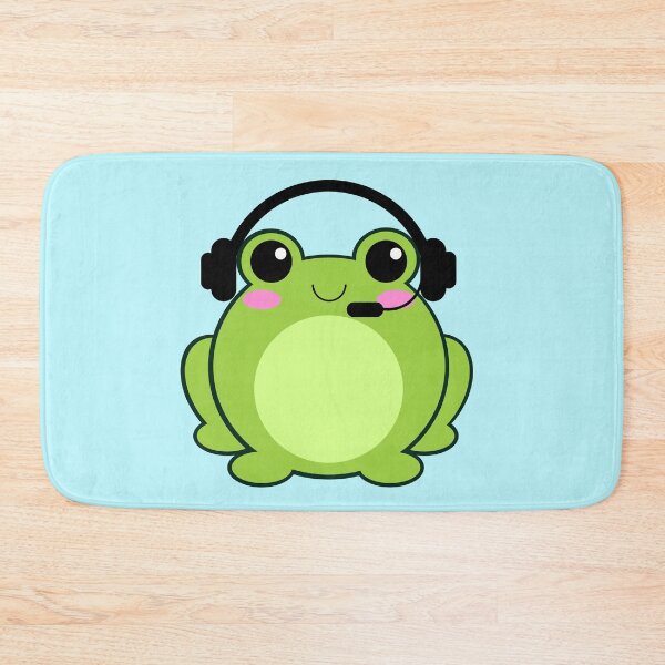 Item preview, Green Gamer Frog, Kawaii Frog, Green Frog designed and sold by Midsummer1942.