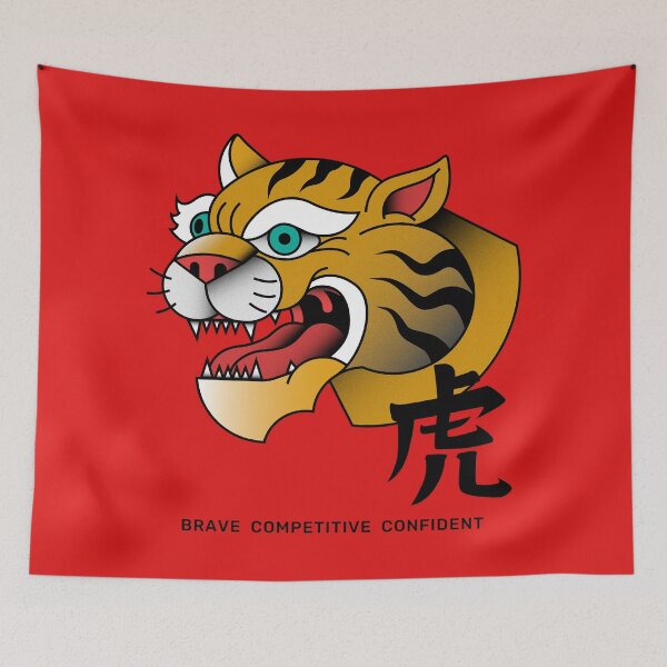 Item preview, Chinese Tiger Zodiac-Tiger Symbol-Chinese New Year 2022-Lunar New Year-Born A Tiger-Born Year Of The Tiger-Newborn Tiger designed and sold by SighFly52.