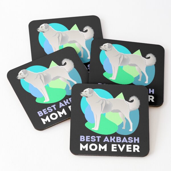 Item preview, Best akbash dog mom mammy mum  ever light  text, cute puppy designed and sold by SGS-.
