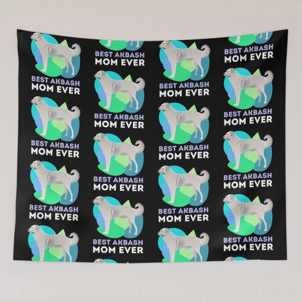 Item preview, Best akbash dog mom mammy mum  ever light  text, cute puppy designed and sold by SGS-.