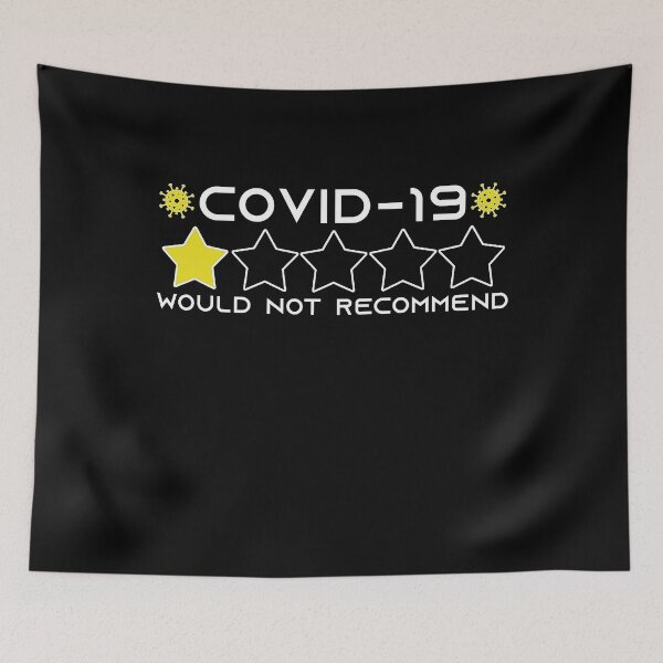 Item preview, Funny COVID-19 - One Star Out Of Five. Would Not Recommend, Funny Vaccinated COVID-19 One Star Out Of Five designed and sold by Rachiirt.