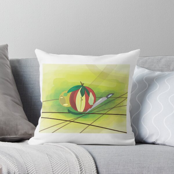 Item preview, An apple with a knife.Decorative abstraction , Fantasy and creativity designed and sold by AngelinaBobrus.