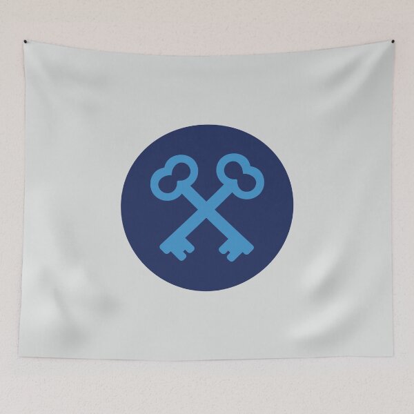 Item preview, The Society of the Crossed Keys (Dark Blue) designed and sold by Mercatus.