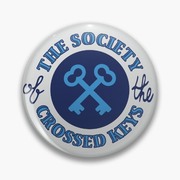 Item preview, The Society of the Crossed Keys (Darker Blue) designed and sold by Mercatus.