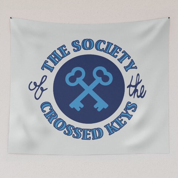 Item preview, The Society of the Crossed Keys (Darker Blue) designed and sold by Mercatus.