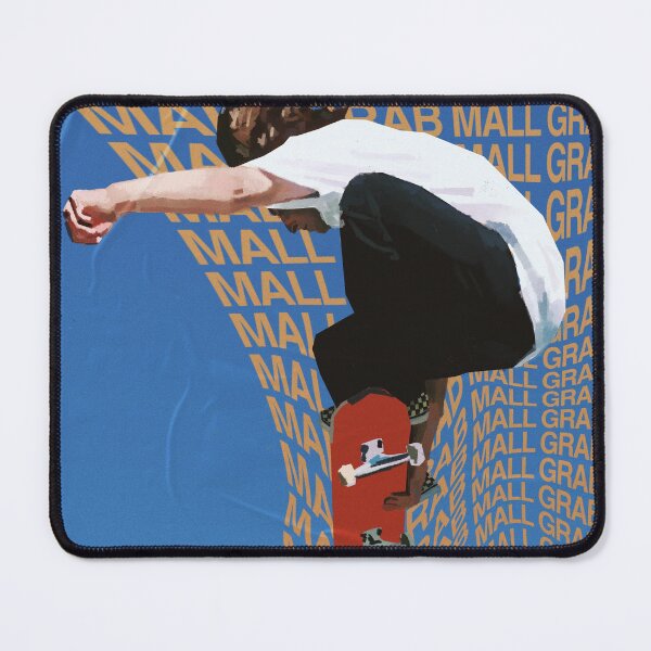Item preview, Mall Grab skateboarding typographic poster designed and sold by artofgav.