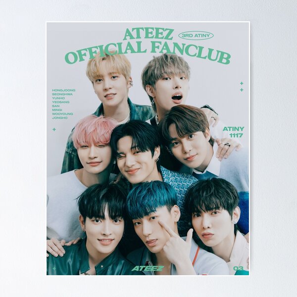 ATEEZ Wallpaper Poster for Sale by CharliBluu