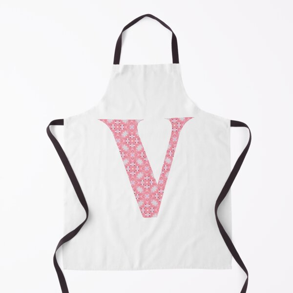 Item preview, "V" Pink Monogram designed and sold by JadeRiverImages.