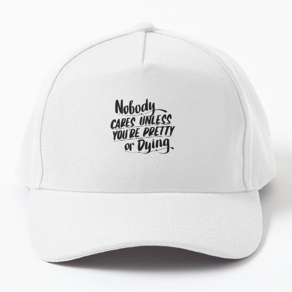 Funny Hats for Men Baseball Cap Nobody Cares Work Harder Casquette Funny  Words Cap